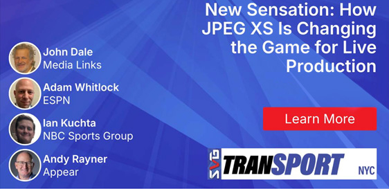 当社がリードするJPEG-XS圧縮技術を用いた放送品質のメディア伝送サービスの採用が急増中